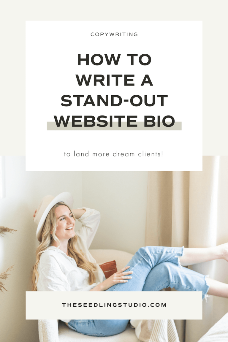 How to Write a Website Bio – 3 Easy Tips to Connect with Your Clients