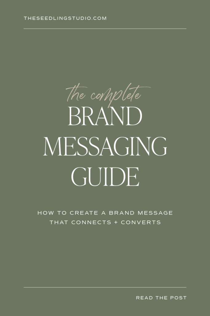 Brand Messaging Guide Pin Image