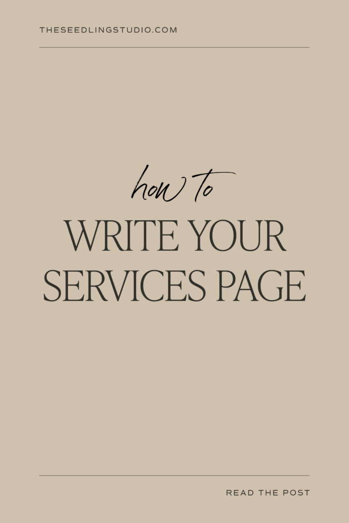 Services Page Copwriting - How to Write a Better Services Page