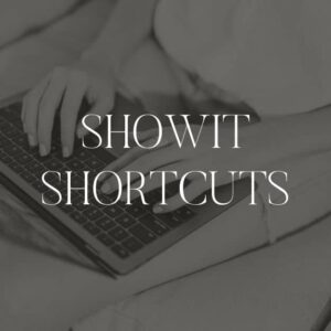 Showit Shortcuts